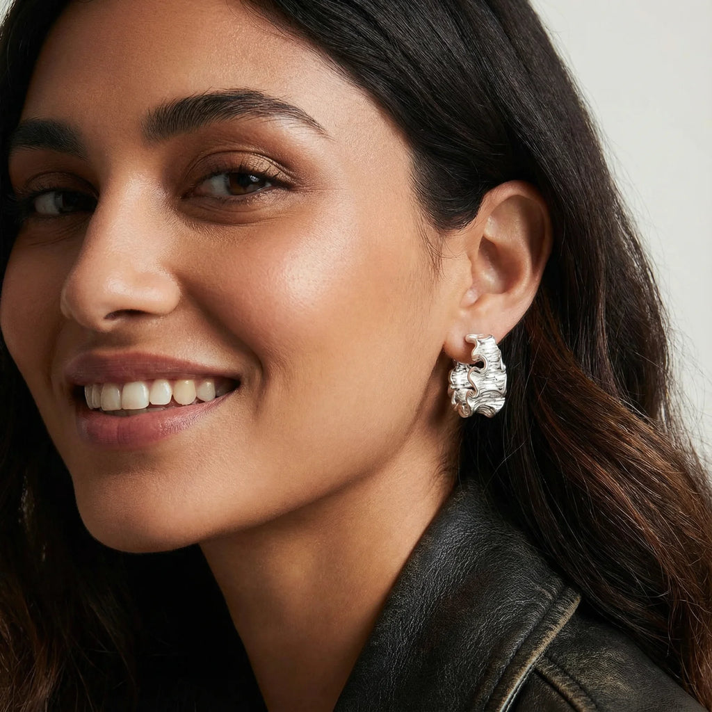 Ripple Wave Hoops