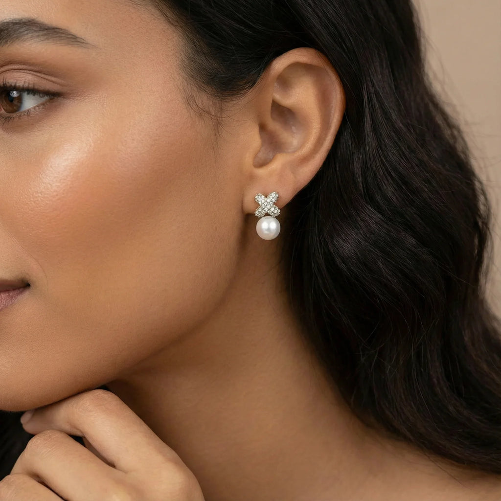 Crystal Bloom Studs