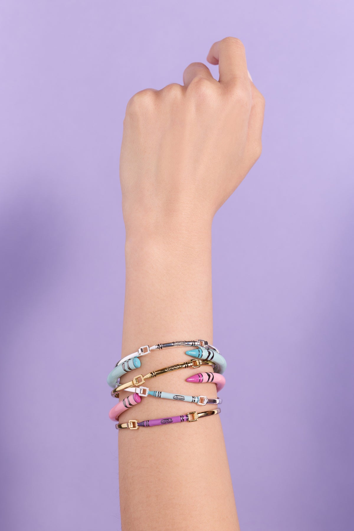 Crayola Royal Purple Crayon Tension Bangle