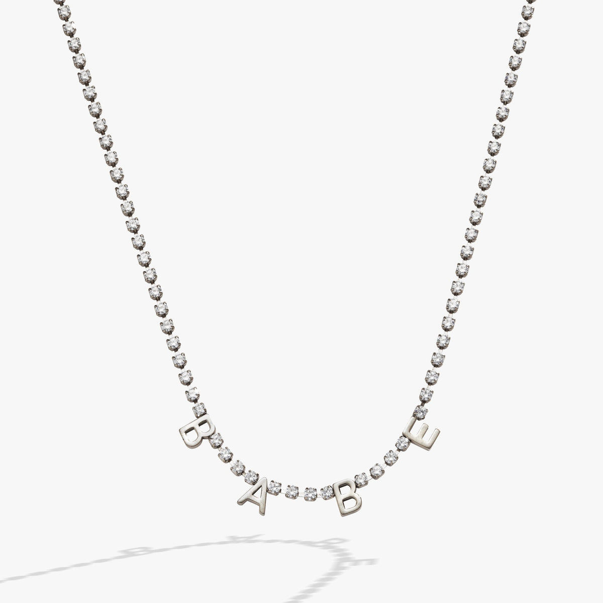 “Babe” Crystal Tennis Necklace