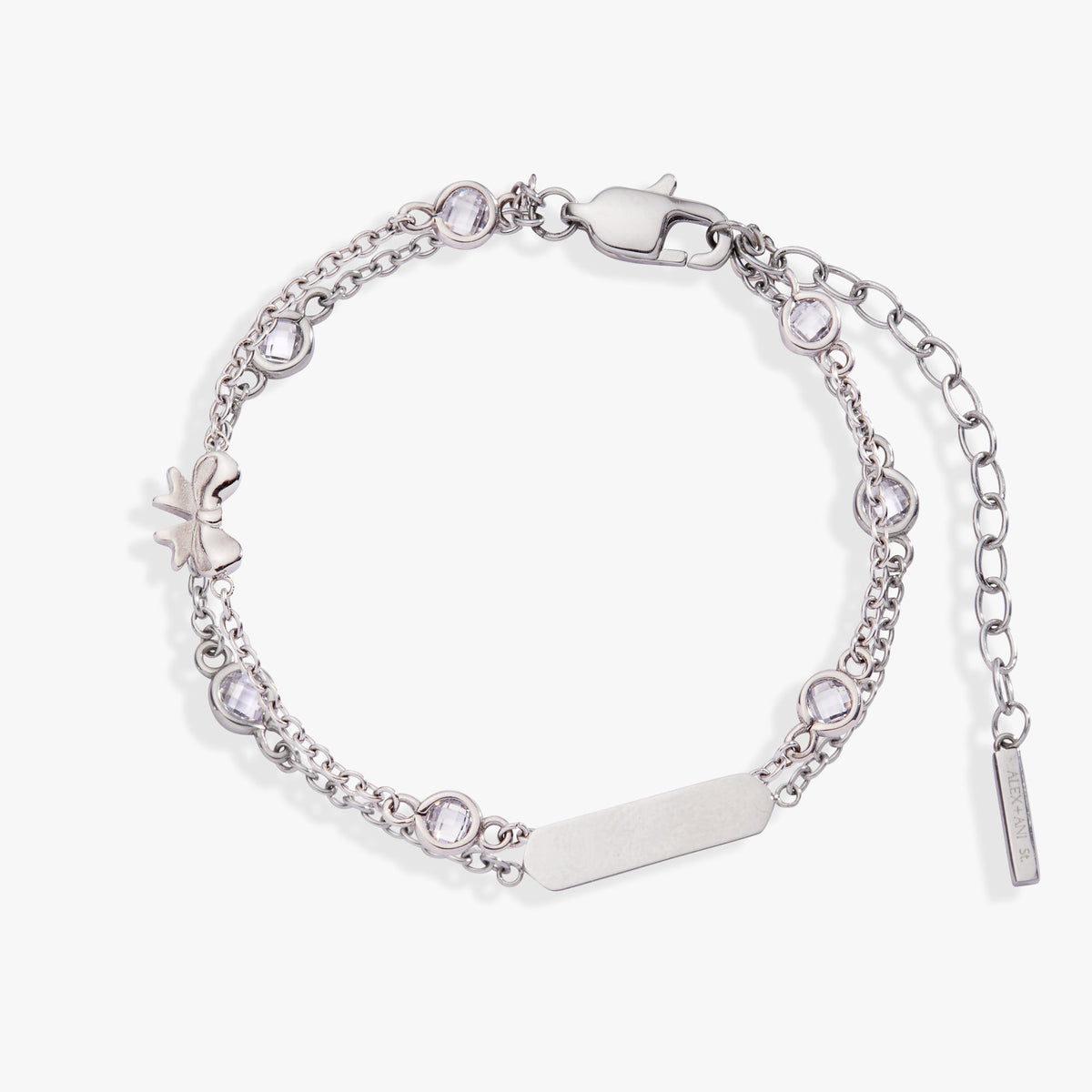 Bow Chain Double Strand Bracelet
