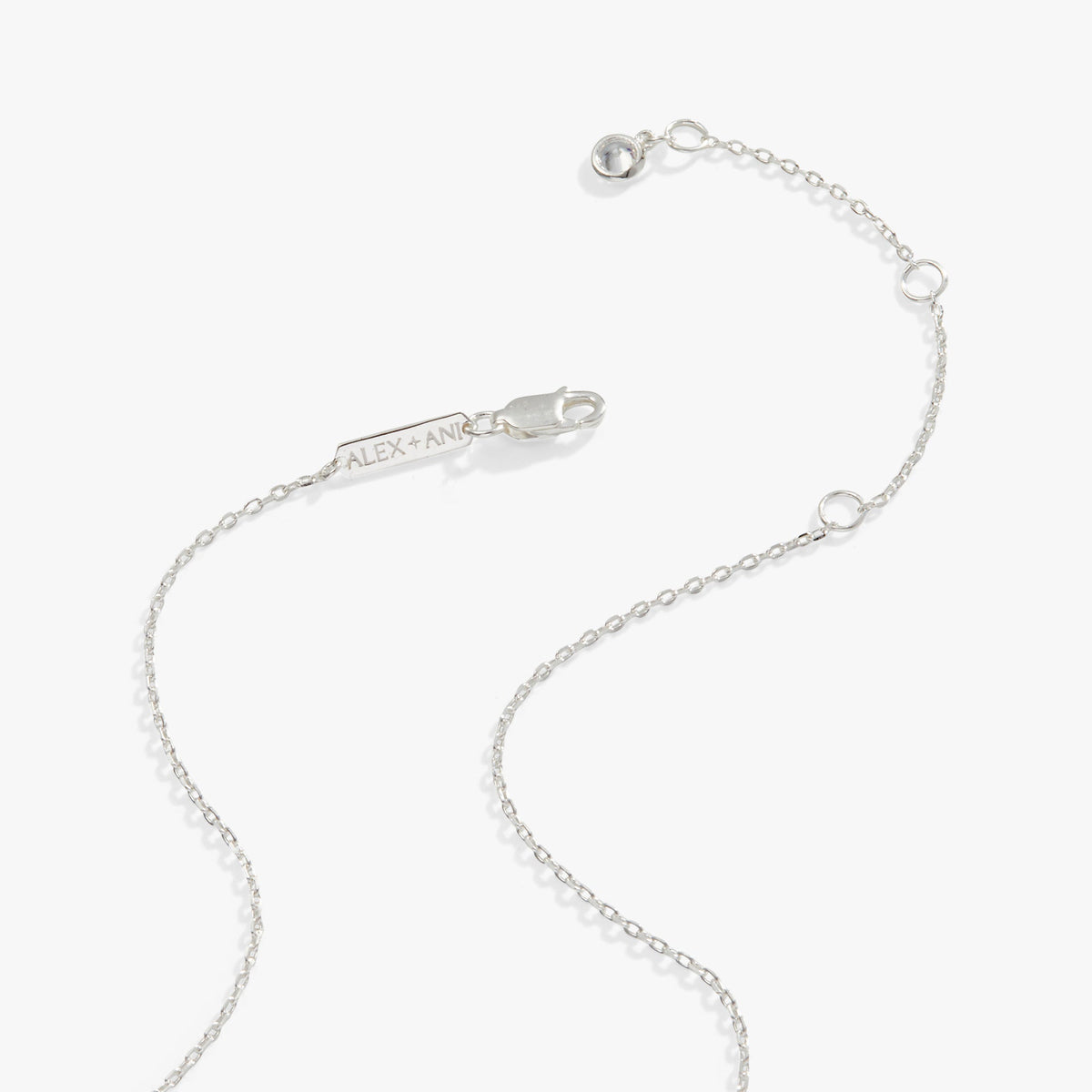 Butterfly + Crystal Necklace, Adjustable