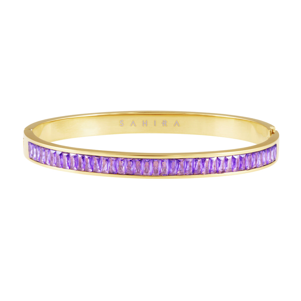 Nicola CZ Bracelet - Purple