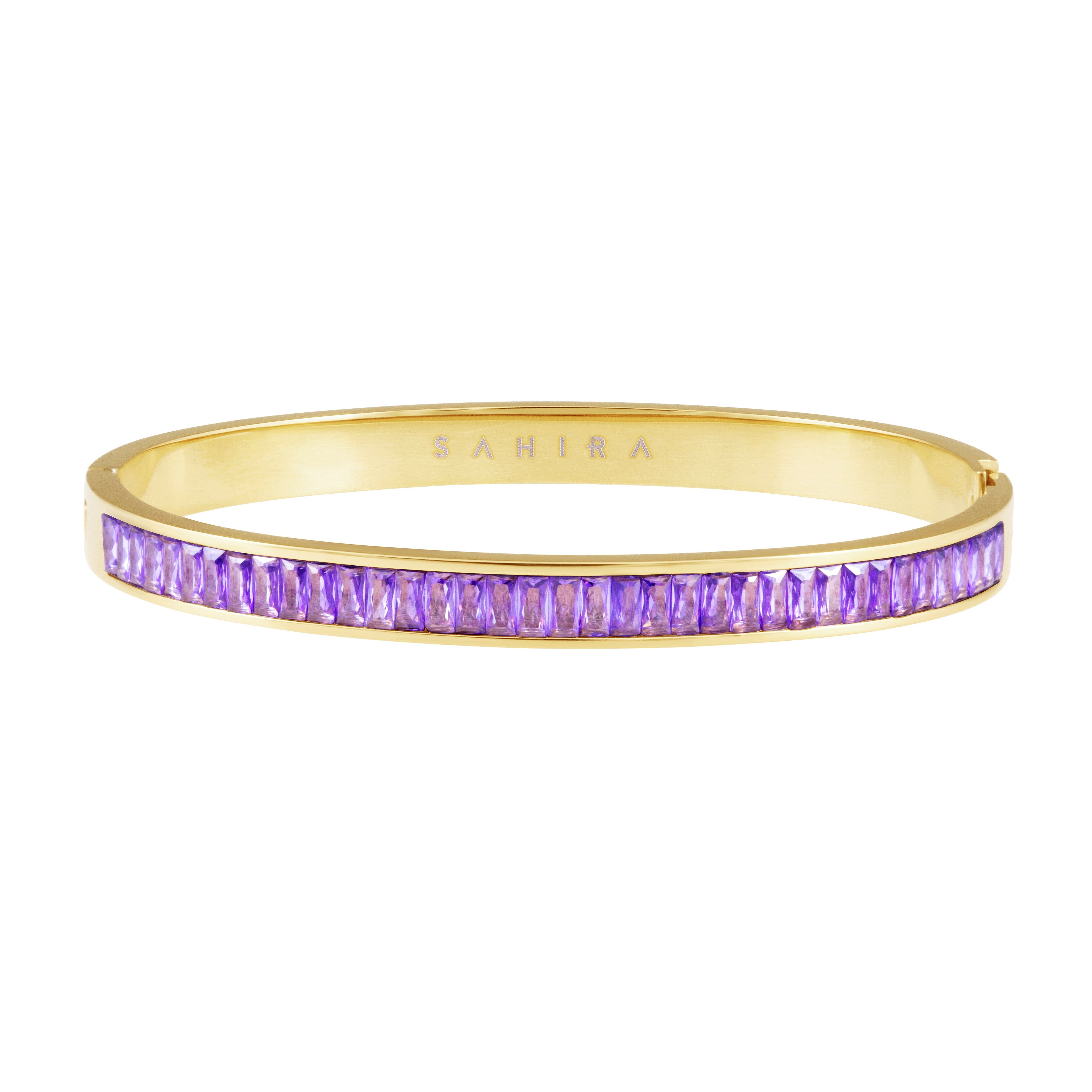 Nicola CZ Bracelet - Purple