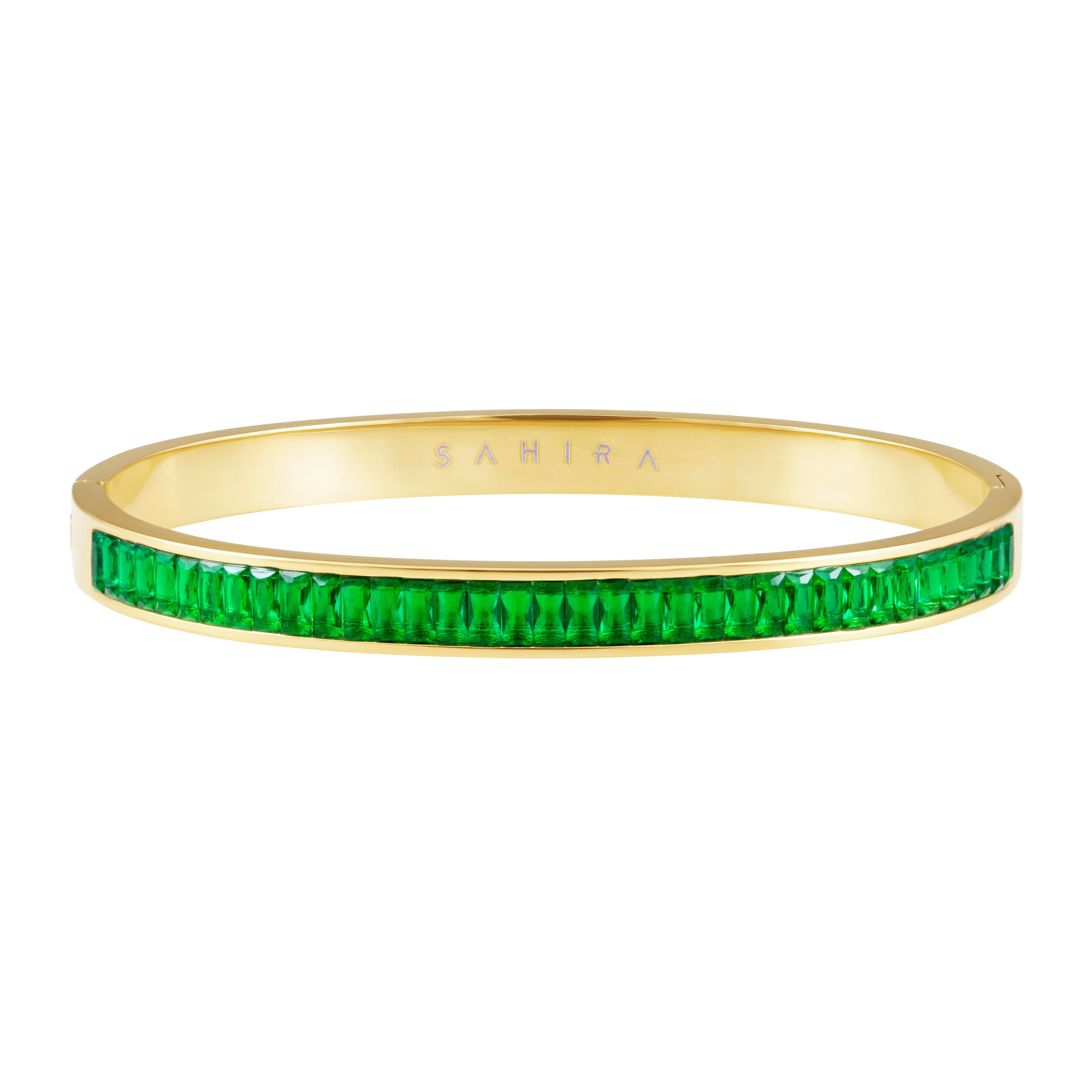 Nicola CZ Bracelet - Emerald