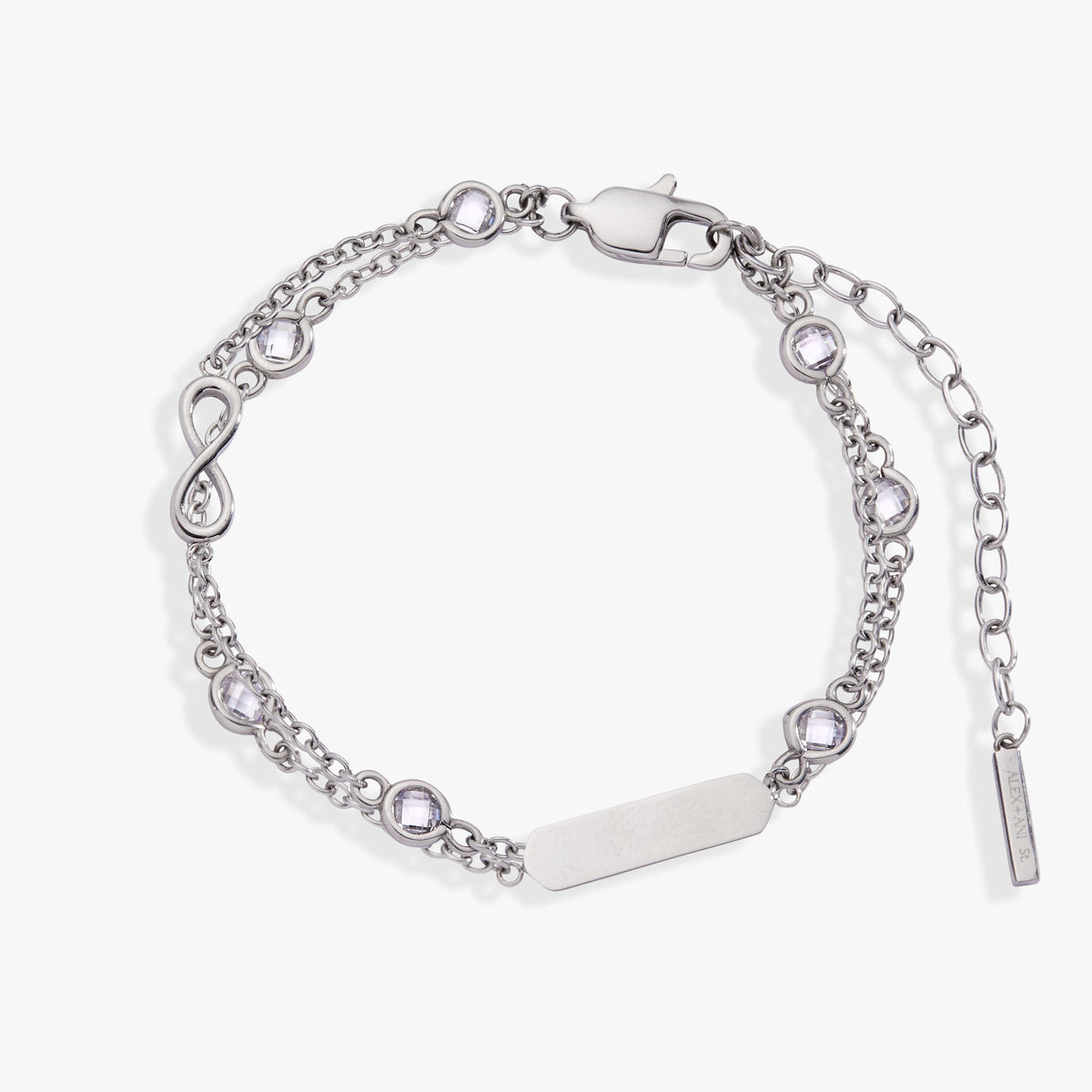 Infinity Chain Double Strand Bracelet
