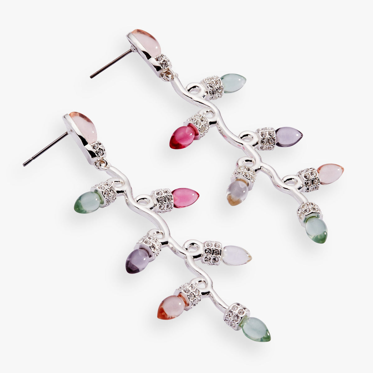 Christmas Muted Light Bulb Earrings