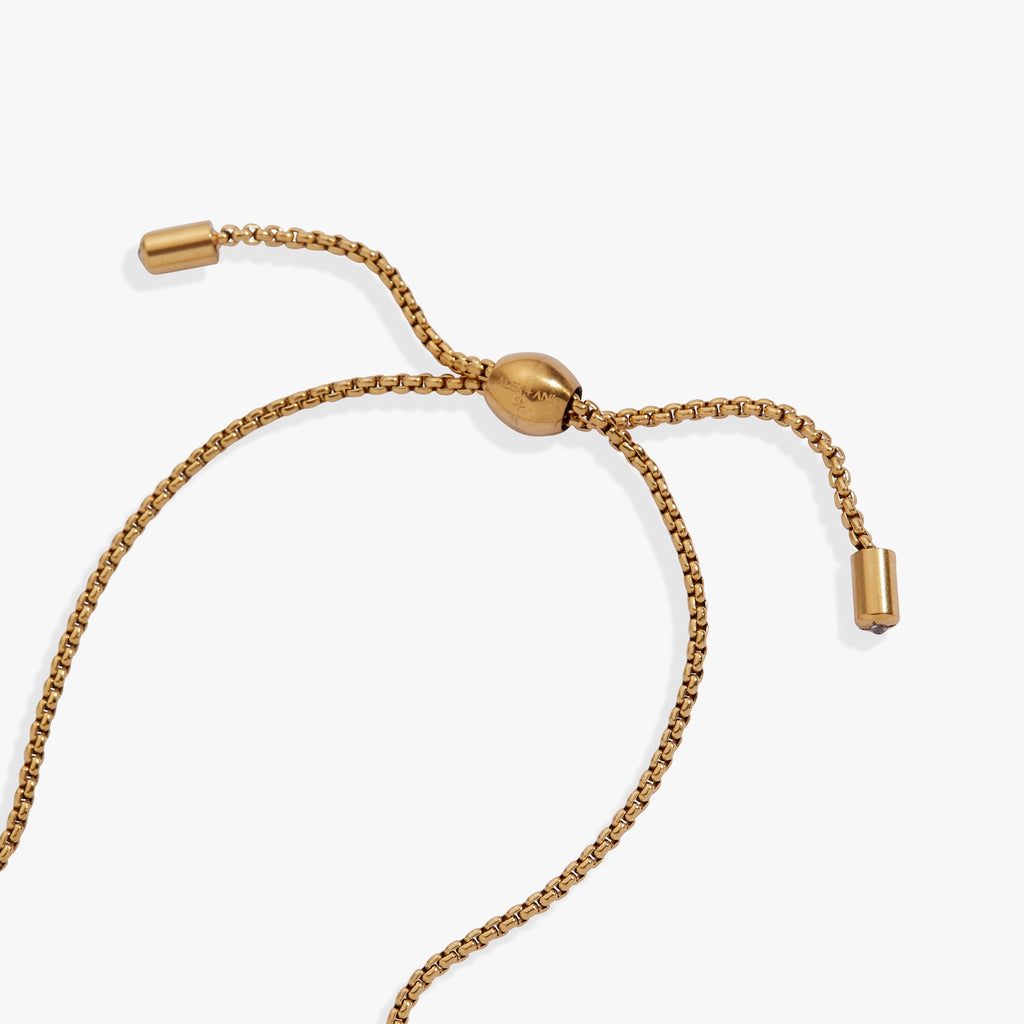 October Everyday Birthstone Pave Bolo Bracelet