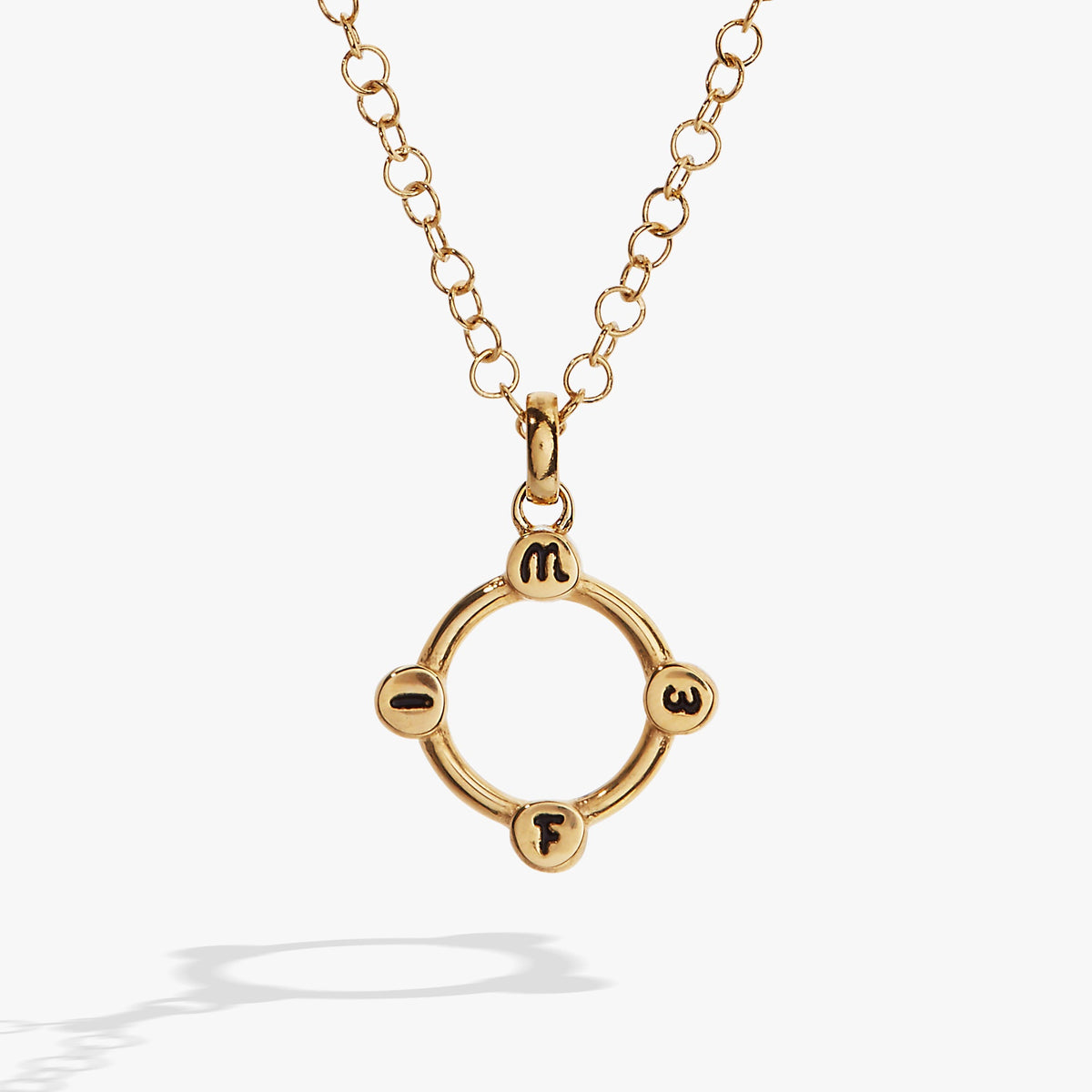 Wife Hidden Message Acrostic Necklace