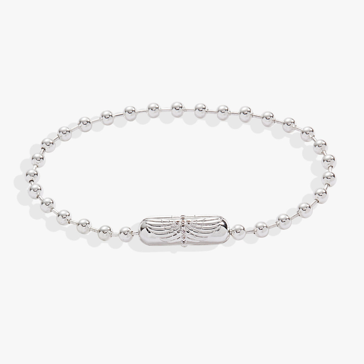 Wings with Cross Barrel Closure Bracelet